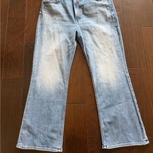 MOTHER Light Blue Bootcut Jeans